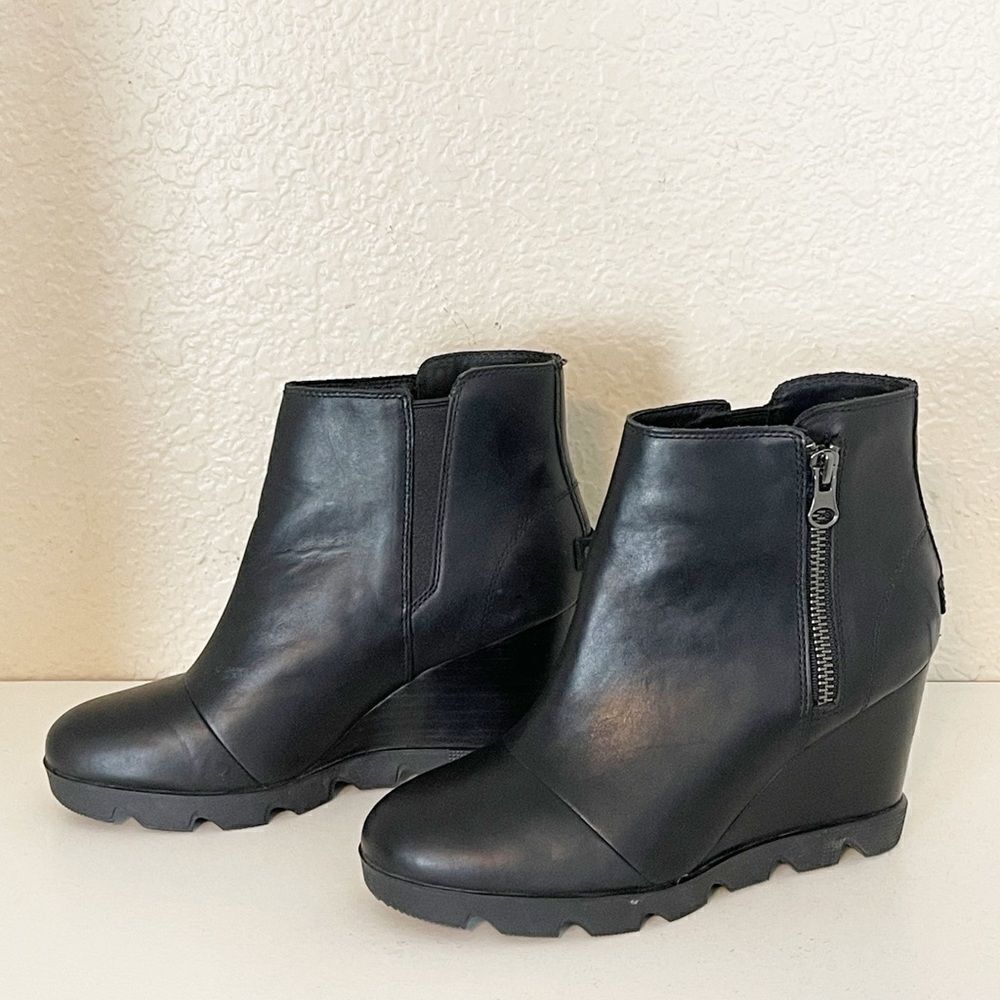 Sorel Women’s Joan Uptown Waterproof Zip Wedge Bootie size 9.5 - Picture 13 of 13